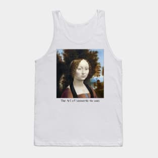 Leonardo da Vinci Renaissance artist painting Tank Top